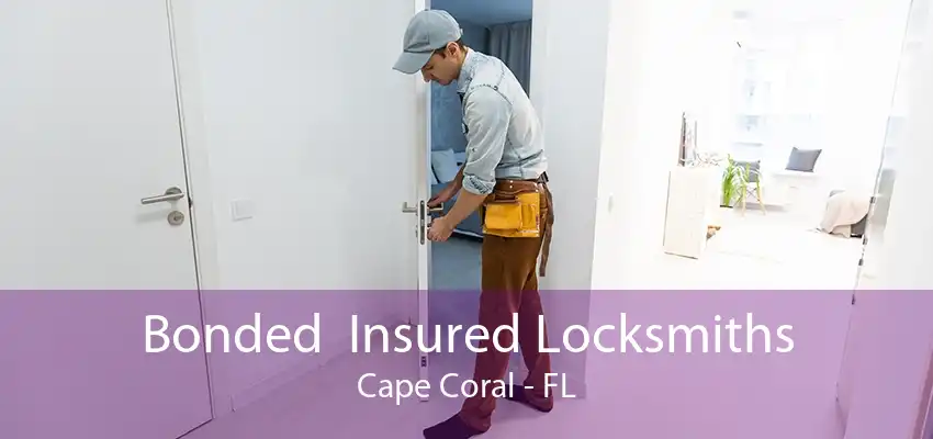 Bonded  Insured Locksmiths Cape Coral - FL