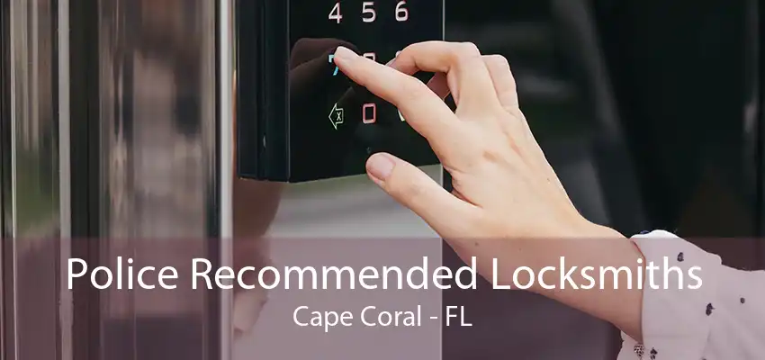 Police Recommended Locksmiths Cape Coral - FL